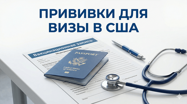 прививки для визы в США