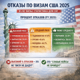 процент отказа в визах